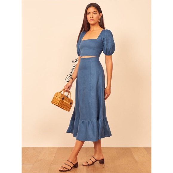 ❌[SOLD]❌Reformation Yucca Two Piece || Azul - Picture 5 of 16